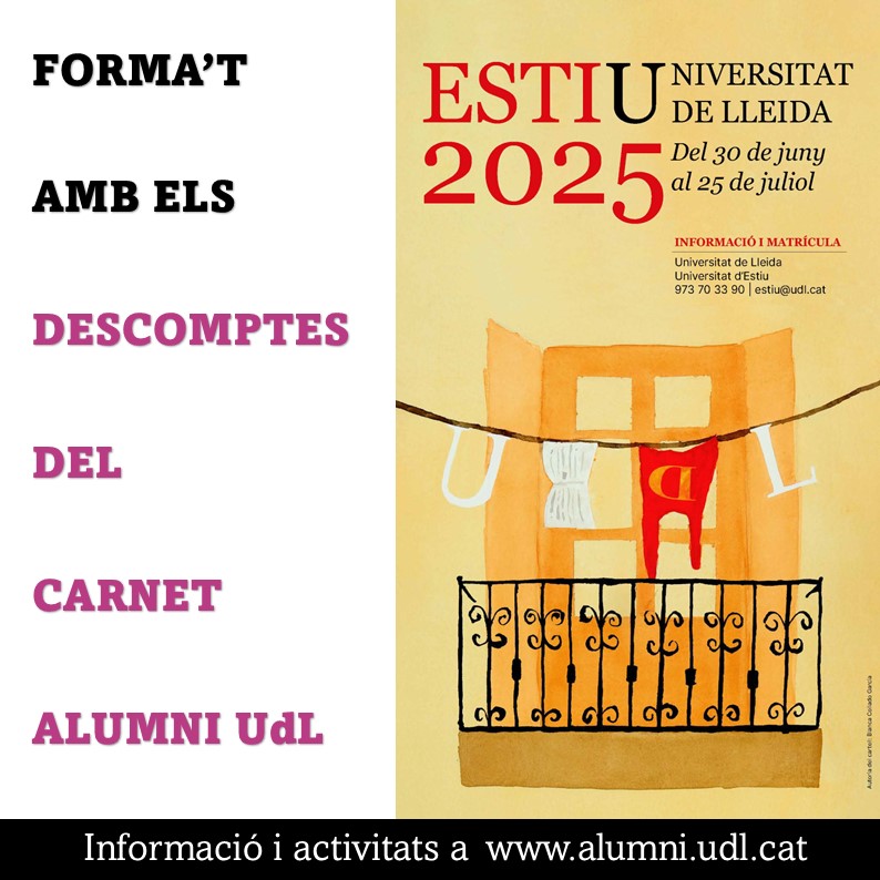 UNIVERSITAT D'ESTIU - 2025 - DESCOMPTES