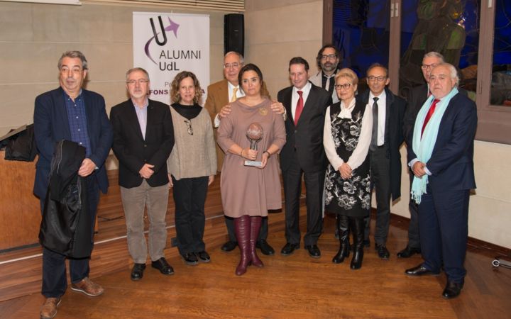 1-Premi Alfons de Borja 2018 - Nuria Carretero - Premiada amb Junta Alumni i Patrocinadors