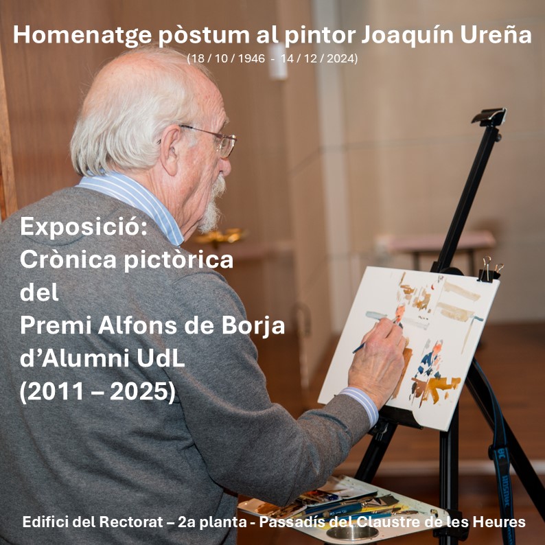 cartell exposició J. Ureá - Rectorat