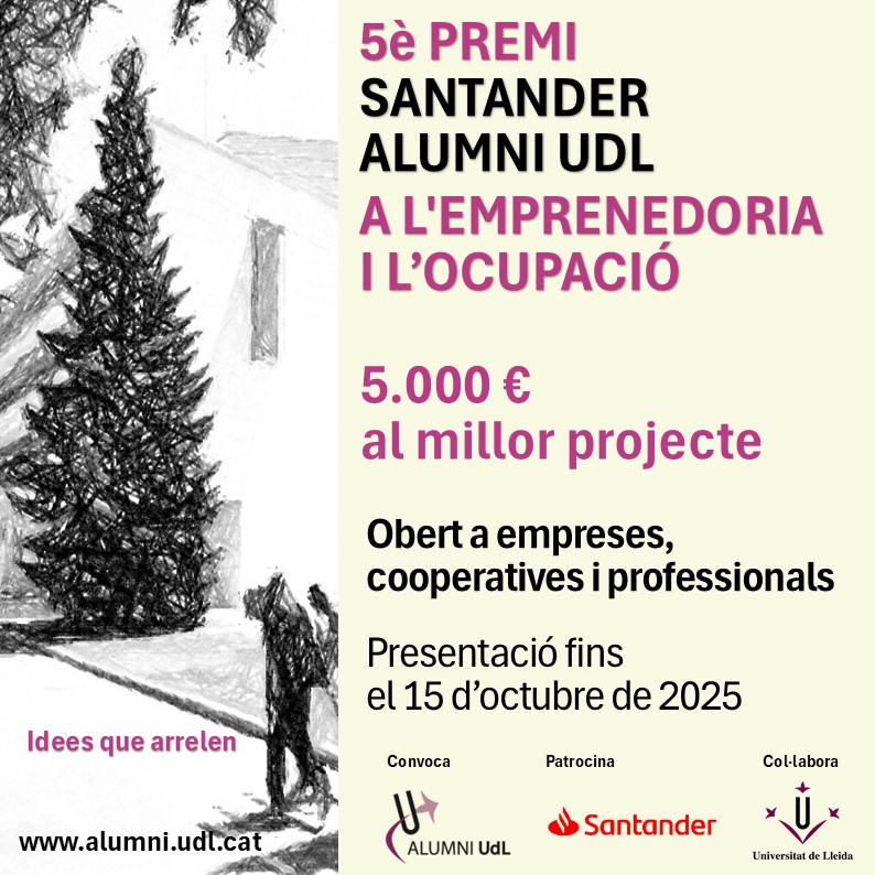 CARTELL XARXES SOCIALS - PREMI SANTANDER ALUMNI 2025 - PROVA1