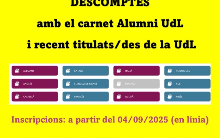 LLENGÜES UDL 2025-26