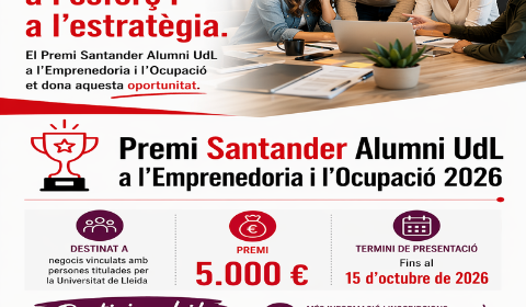 Cartell 6è Premi Santander Alumni UdL - 2026 - web - xarxes