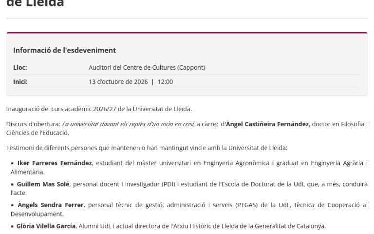 Screenshot 2026-09-30 at 12-59-05 Inauguració del curs acadèmic 2026_27 de la Universitat de Lleida